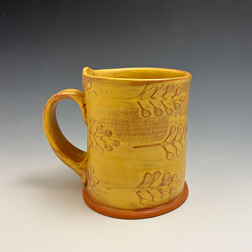 Photo of handbuilt mug by Jennifer Harnetty.