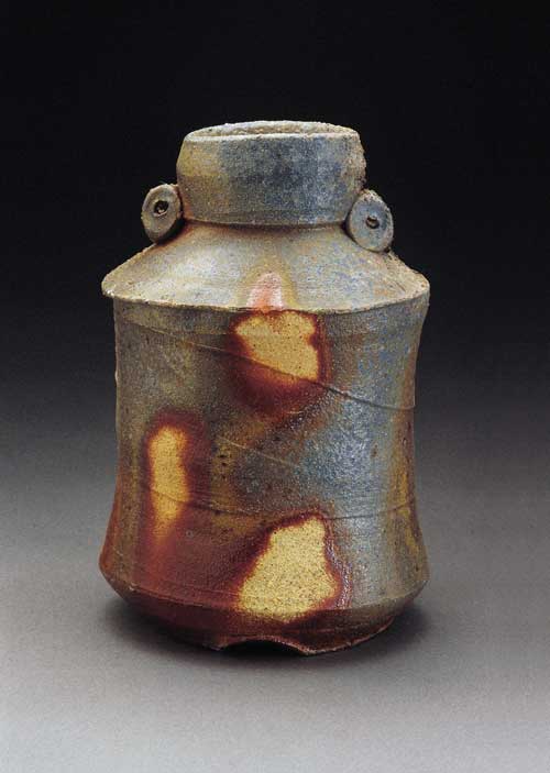 Wood fired jar by Judith Duff.