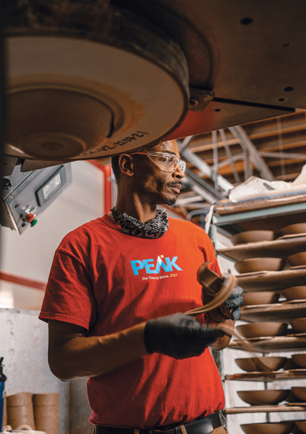 A Edward Peak, production supervisor. Photo: Mike Belleme. 