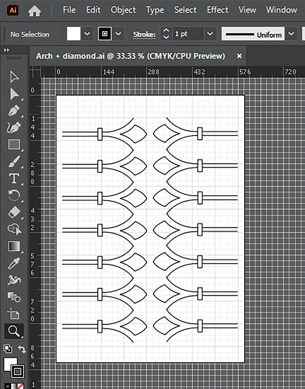 2 Use Adobe Illustrator or other graphics software to create your design.