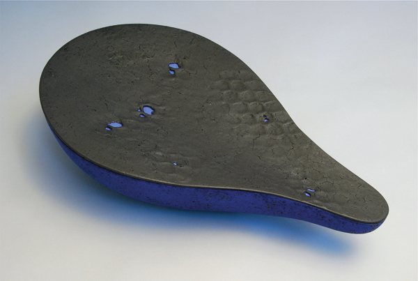 D.E.W., 14 in. (36 cm) in length, cast earthenware, fired to cone 1, 2013.