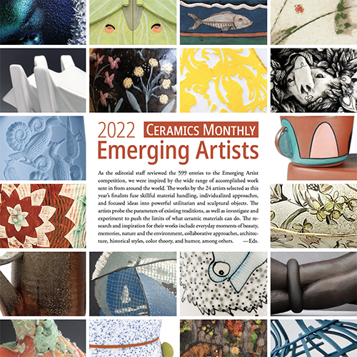 Ceramics Monthly Emerging Artists 2022