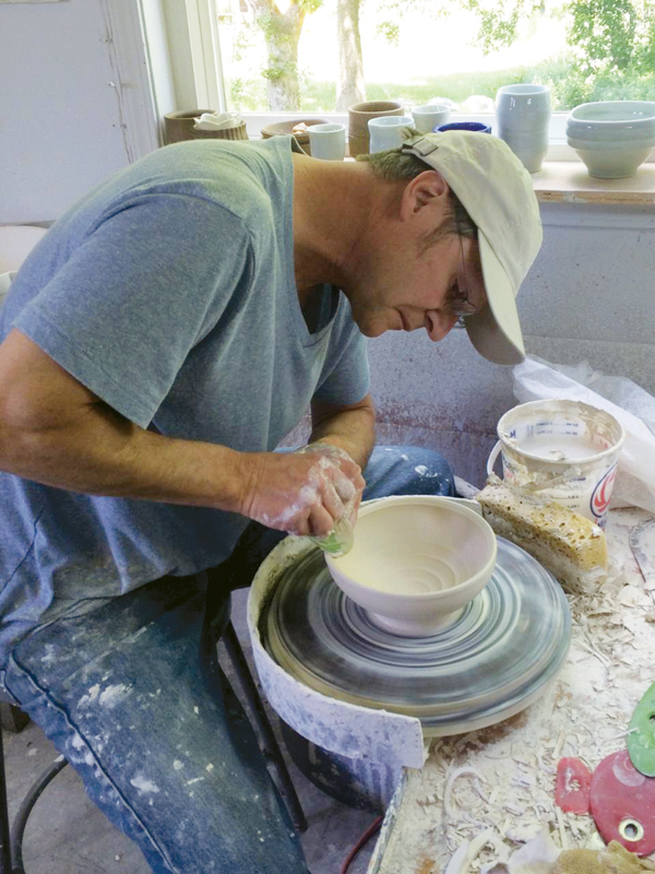 Peter Beasecker in his studio.