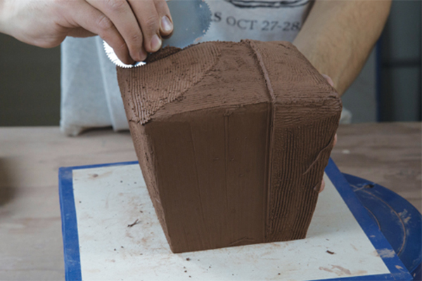 15 Continue to refine and texture the box form.