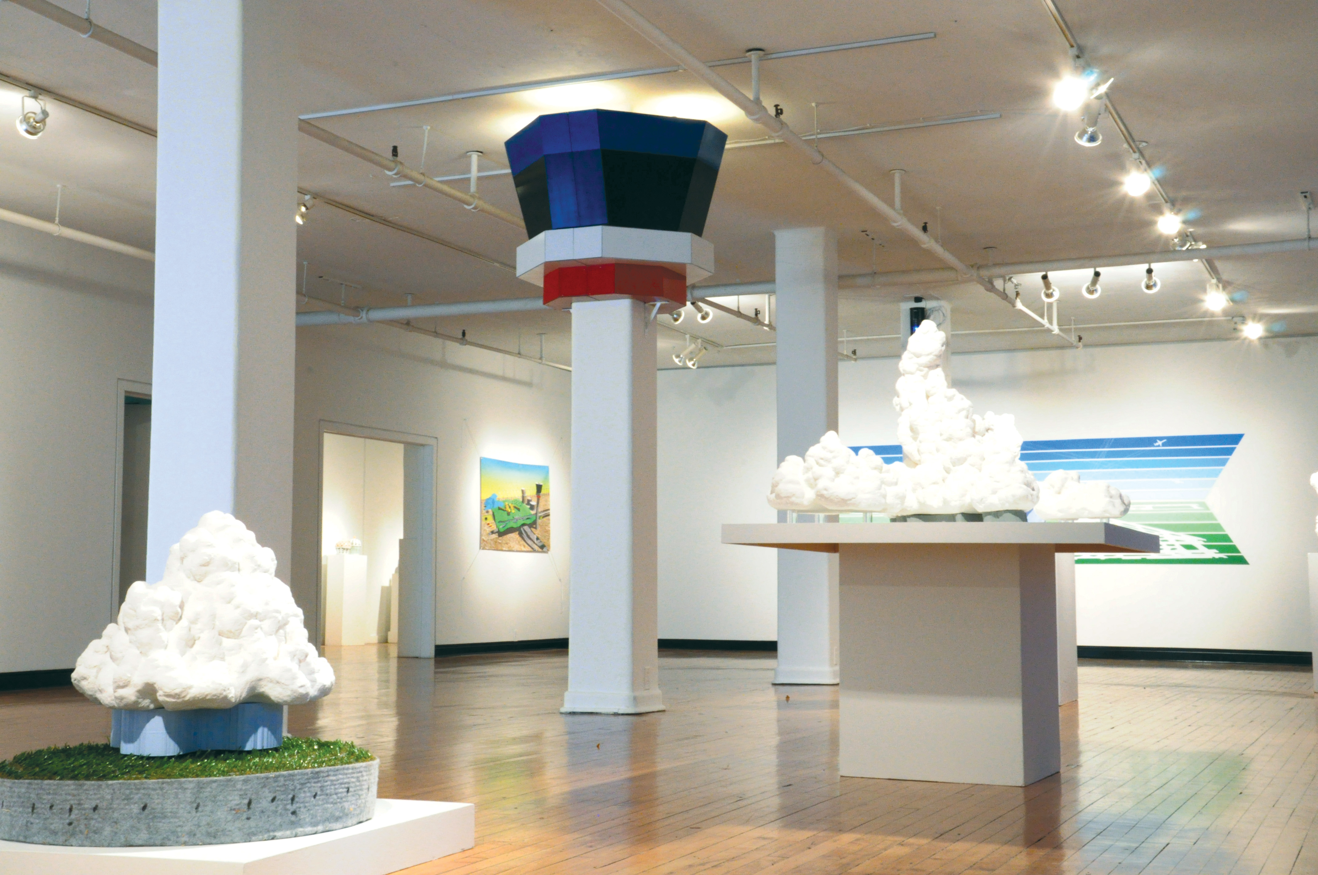 Flyover Country, installation view, variable dimensions, mixed media, 2013.