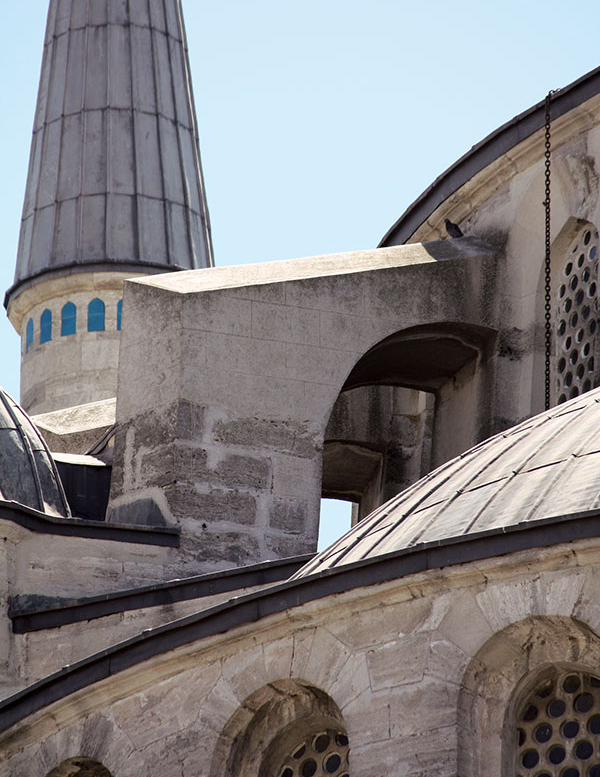 4 Buttress detail, Blue Mosque, Istanbul, Turkey, 2014. 