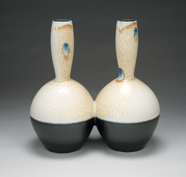 Double Vase, 15½ in. (39 cm) in height, porcelain, 2013.