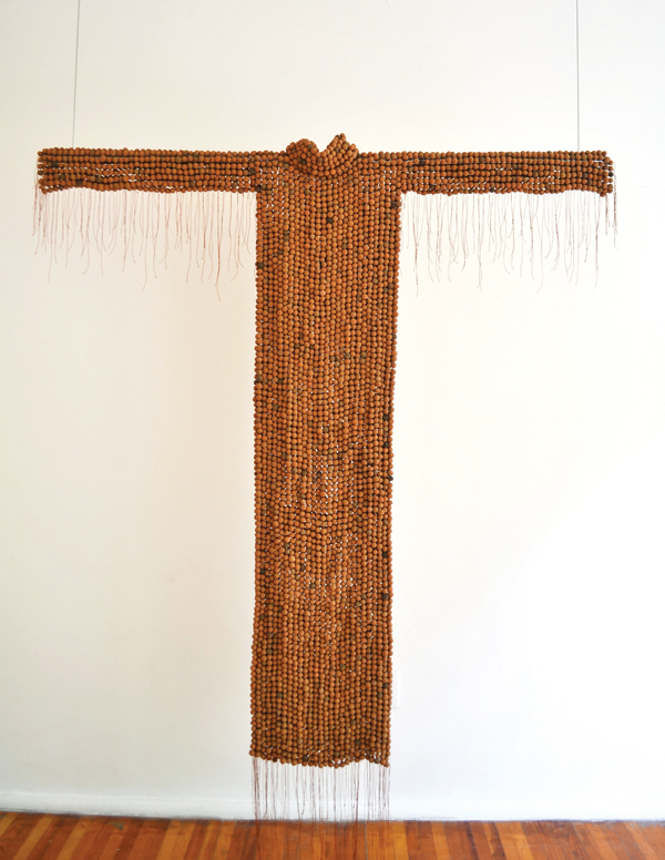 1 Xawery Wolski’s Vestido Crudo, 6 ft. 6 in. (2 m) in height, ceramic, 2014.