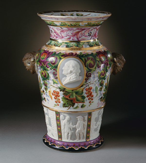 8 Karl Müller for Union Porcelain Works’ Century vase, circa 1876.