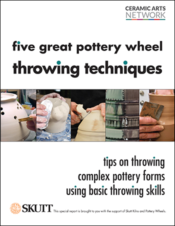 Cover of "Five Great Pottery Wheel Throwing Techniques"