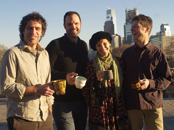 1 Four of the founding members of The Philadelphia Potters, from left to right: Michael Connelly, Ryan J. Greenheck, Sandi Pierantozzi, and Neil Patterson.