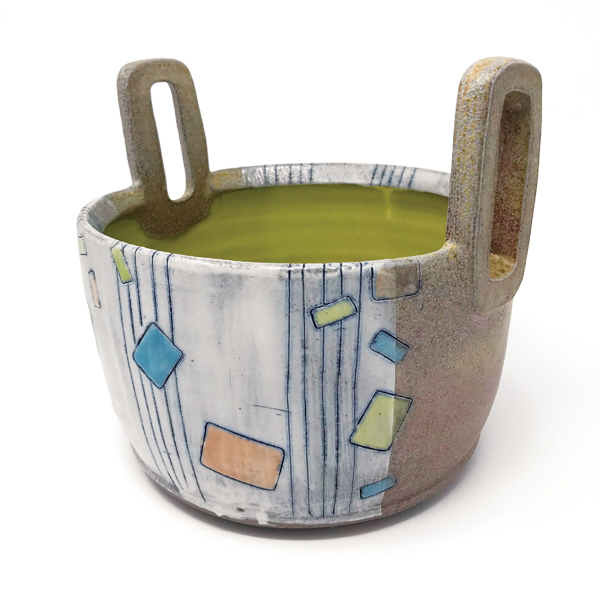 Forming a Handled Cup with an Underglaze Printed Slab Part 2 - Blog