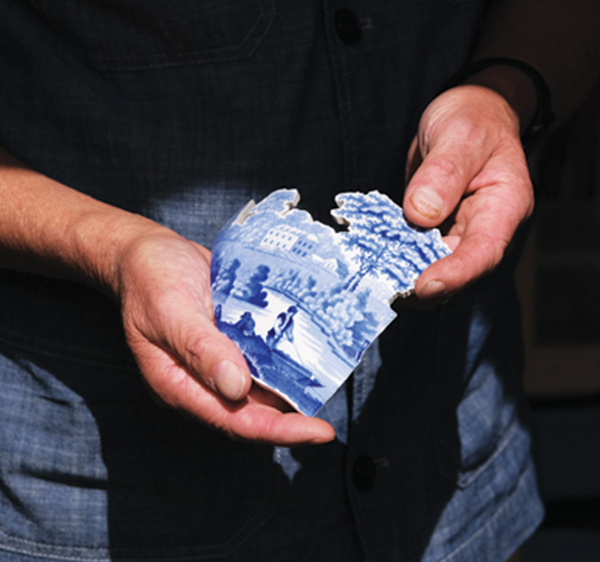 2 Paul Scott holding a piece of his work. Photo: Lakeland Arts.