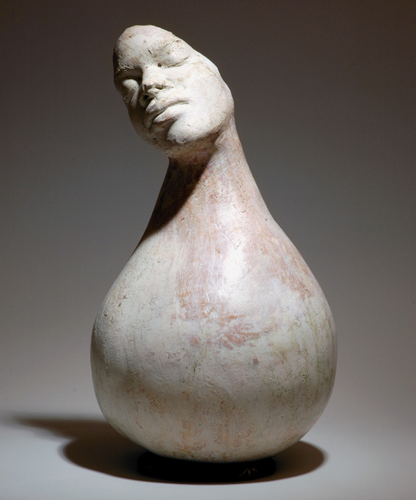  9 Pensive, 20 in. (51 cm) in height, fired clay, terra sigillata, 2004. Photo: Owen Murphy.