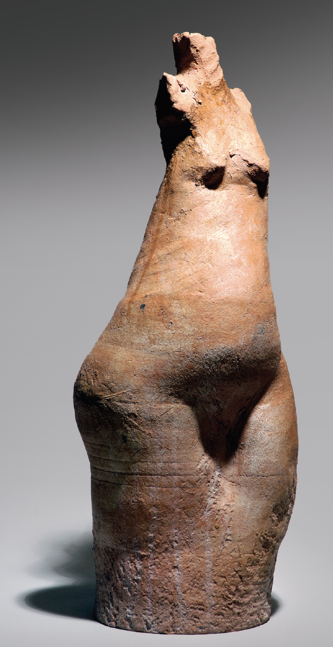 1 Beautiful, 14 in. (36 cm) in height, terra cotta, 2008. Photo: Owen Murphy. 