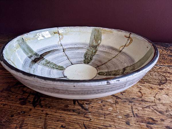 6 Delftware-style bowl by Richard Bateson.