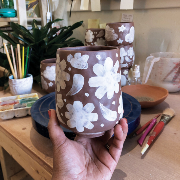 How One Artist Made a Small Space Work for Her Pottery Business