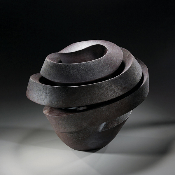 2 Yi-Ting Lai’s Absolute Tranquility (2), clay, fired in electric and gas kilns. 