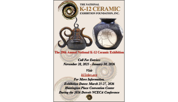 The National K-12 Ceramic Exhibition Foundation ad
