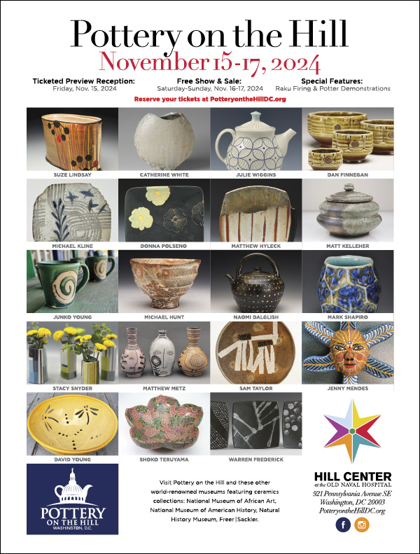 Pottery on the Hill ad image – October 2024