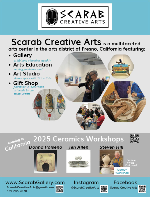 Scarab Creative Arts ad image – October 2024