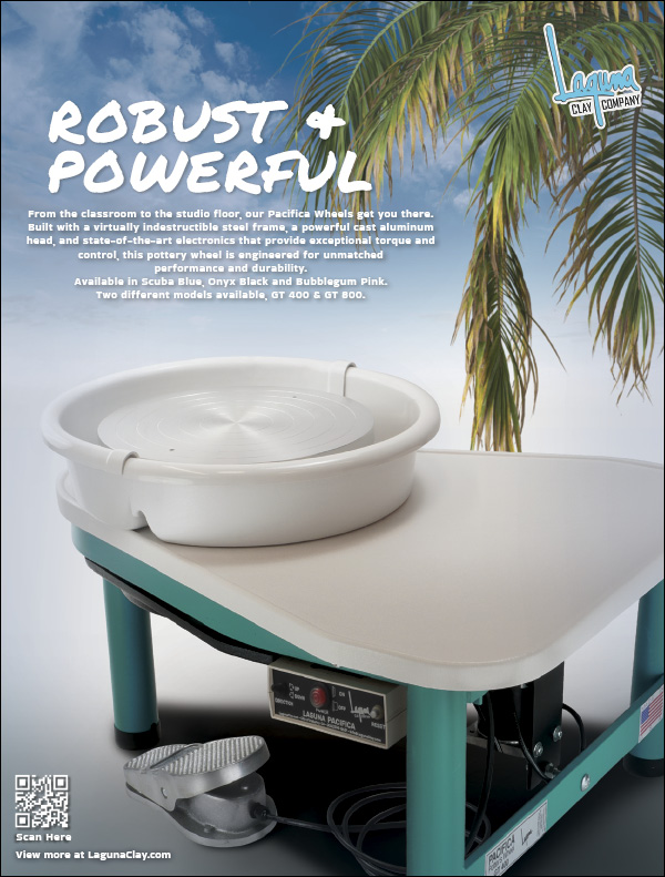 Laguna Clay Company wheel  ad