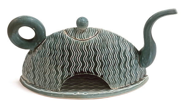 Jonathan Kaplan’s slip-cast porcelain vessel.