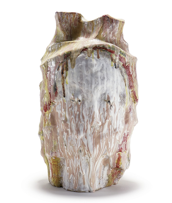 5 Myung-Joo Kim’s Tête Pensive VII, 22 in. (56 cm) in height, stoneware, glaze, 2023.