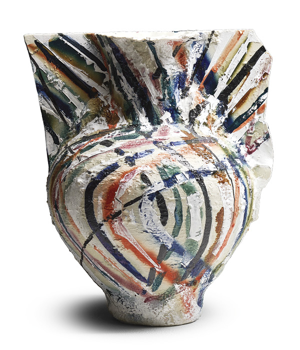 7 Johannes Nagel’s Silhouette #82, 15⅜ in. (39 cm) in height, porcelain, 2025.