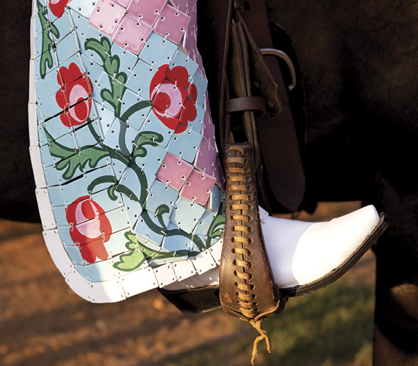 10 Shae Bishop's Eternal Cowboy (detail), 2021. Photo: Myles Pettengill.