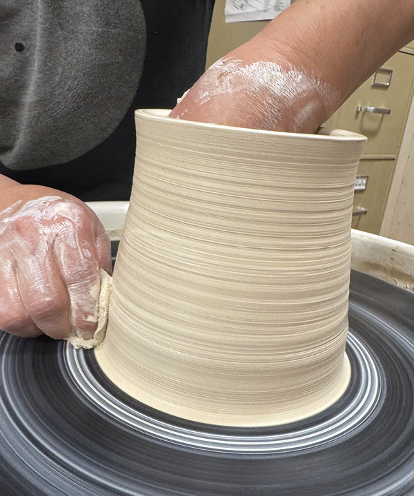 6 Make a second pull.