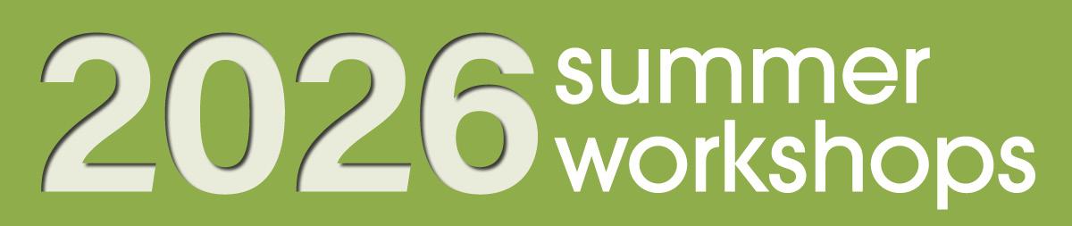 2026 Summer Workshops banner