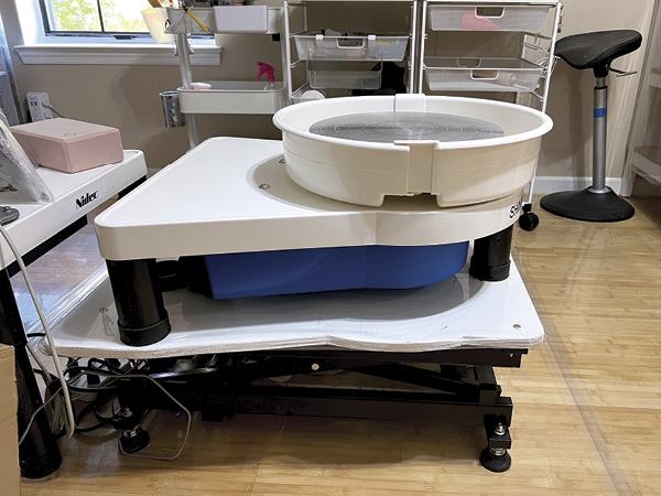 5 The fully assembled, adjustable-height wheel.