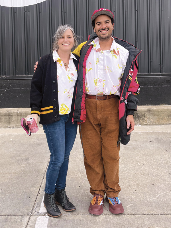 1 Casey Whittier and Andrew Castañeda, facilitators of the original Reclaim The Cup (RTC) workshop.