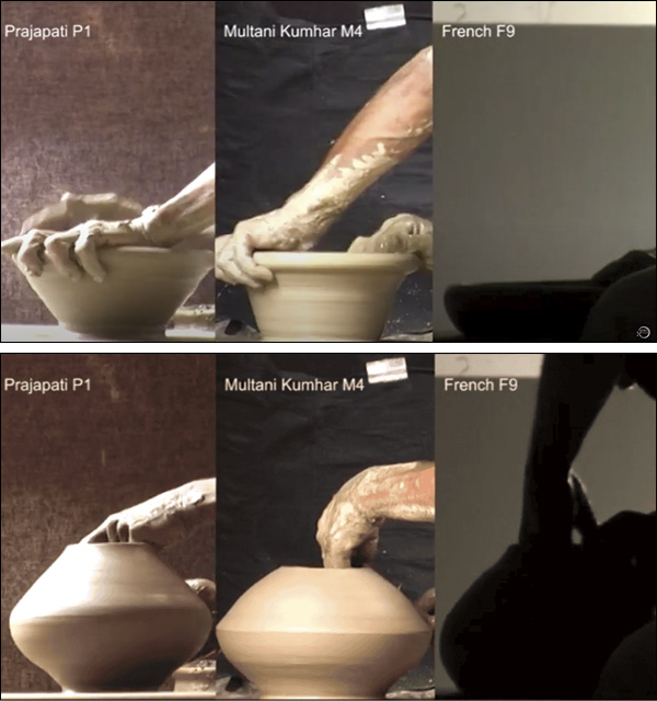 Researchers led by Kobe University investigated how potters from different cultural backgrounds formed basic shapes. Credit: Kobe University, YouTube.