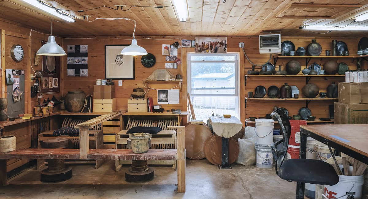 View of Samuel Johnson's home studio. Photo: Entoten.