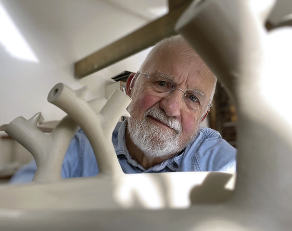 3 Walter Keeler in his studio.