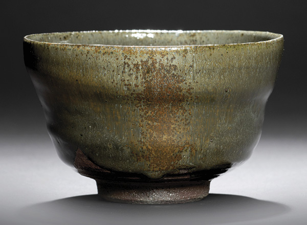 7 Teabowl, 5 in. (13 cm) in width, stoneware, creek-clay glaze, 2015.