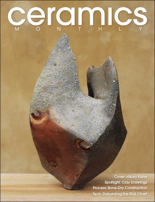 February 2025 Ceramics Monthly front cover