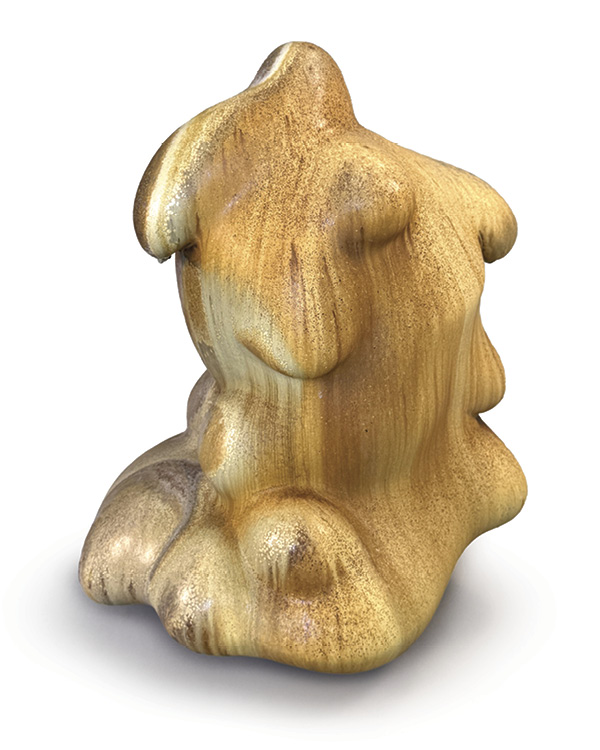 8 Chris Gustin's Spirit Series, #2504, stoneware, anagama fired, 2025. Photo: Lucy Lacoste Gallery.