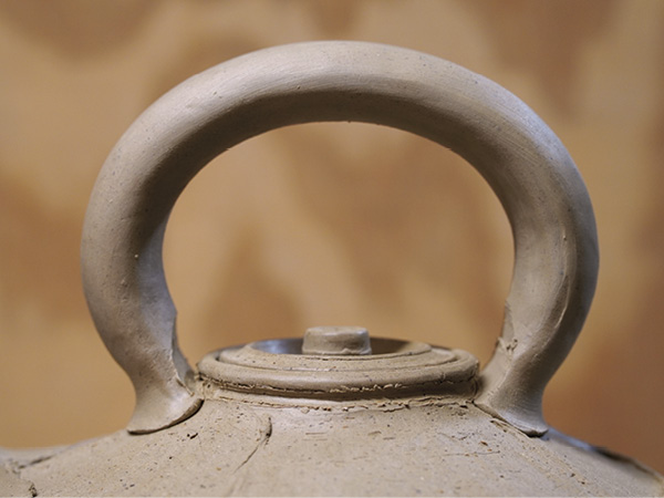 16 Cut small amounts of clay away at the connection points.