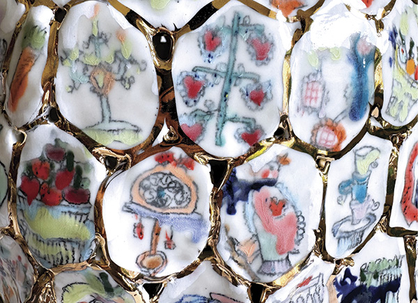 Dominique Ostuni's finished work.