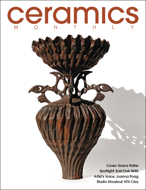January 2026 Ceramics Monthly front cover