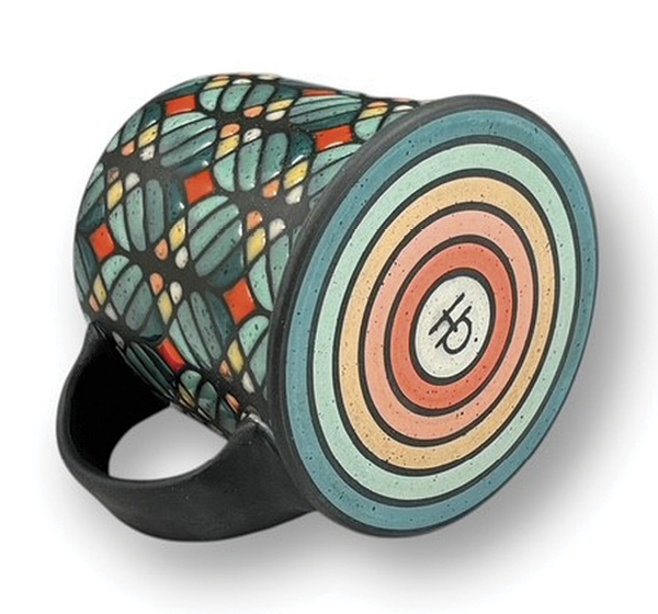 2 Chris Hosbach’s mug, 3¾ in. (9.5 cm) in height, stoneware, 2025.