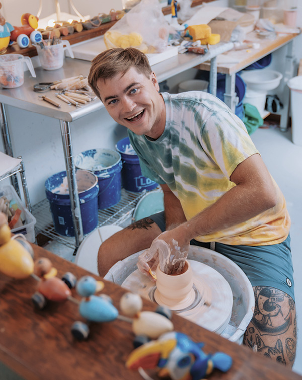 3 Chris Alveshere working at the wheel. Photo: Adventure Forever Photography, LLC.