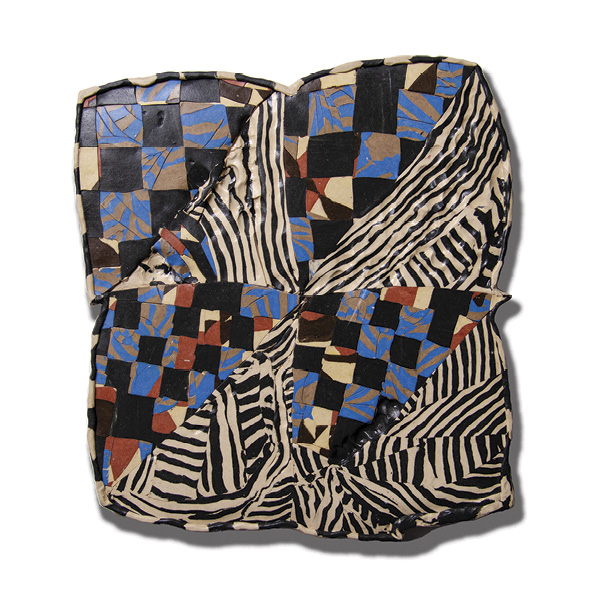 10 Joanna Poag's It will ease, it will not ease, 16 in. (15.2 cm) in height, pigmented ceramic, 2023.