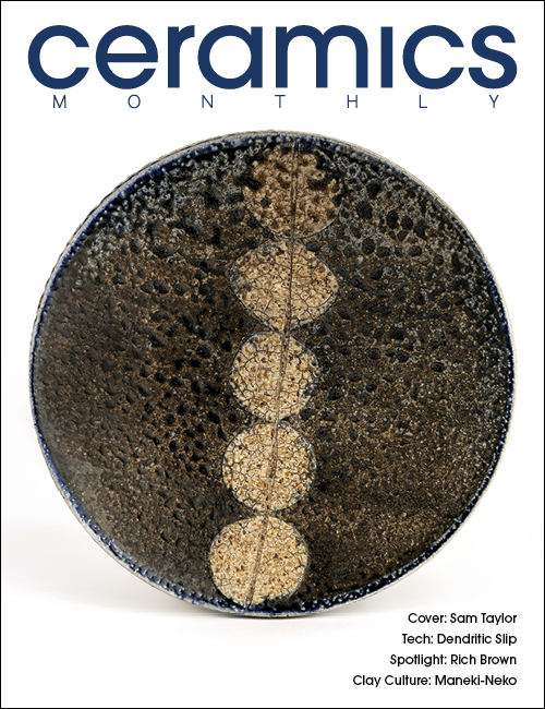 Front Cover of Ceramics Monthly— June/July/August 2024 issue