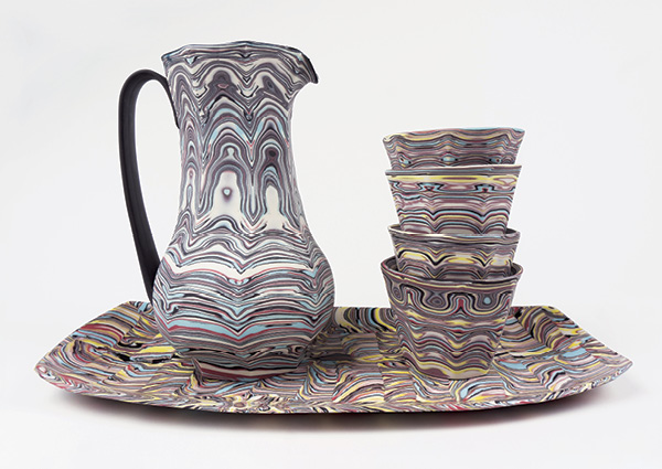 🎧 Making a Faceted Agateware Pitcher