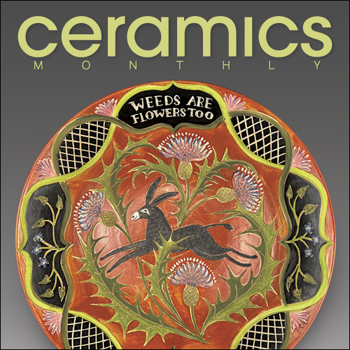 June/July/August 2026 Ceramics Monthly front cover thumbnail image