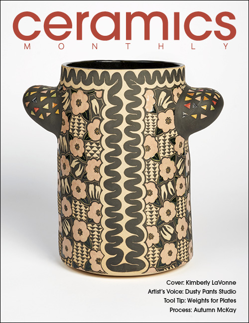 Ceramics Monthly March 2026 front cover